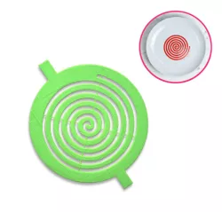 STENCIL PLATING #1 - CHEF, FOOD, DISHES MEAL PRESENTATION ART spiral - EMPLATED