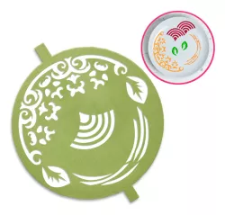 STENCIL PLATING #5 - CHEF, FOOD, DISHES MEAL PRESENTATION ART - PLATING