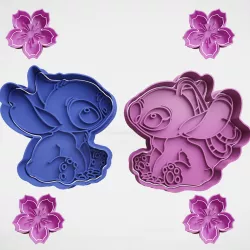 STITCH AND ANGEL. Flower gift!