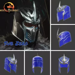 Sub Zero helmet from Mortal Kombat 11 - Wild Hail