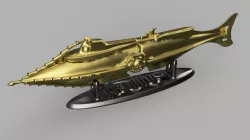 submarine jewelry money safe Nautilus Jules Verne