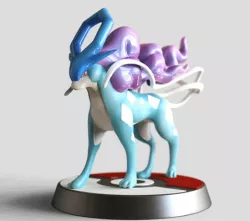 Suicune - LEGENDARY - FAN ART - POKÉMON FIGURINE -POKEMON