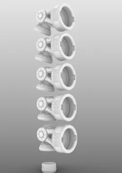 Suturus Pattern Upper Arm For Project Quixote Mechs And Knights