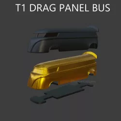 T1 DRAG PANEL BUS - Custom body and chassis