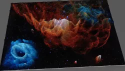 Tapestry of Blazing deep sky object 3D software analysis