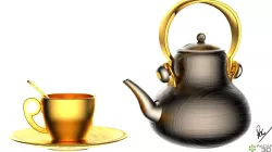 Teapot and Coffee Mug to download in stl format