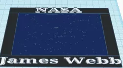 Telescope James Webb 3d picture