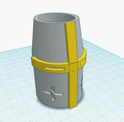 Templar helmet pen(cil)holder