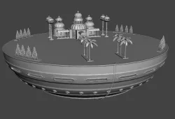 The Kami Lookout 3D Model
