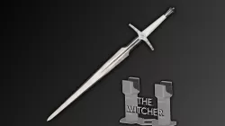 The Witcher Silver Sword | Netflix | Cosplay Prop. | By Collins Creations 3D
