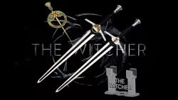 The Witcher Steel Sword AND Renfri's Brooch Add-on | Netflix | By Collins Creations 3D
