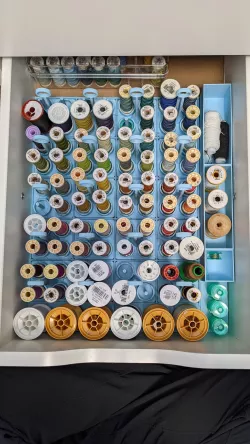 Thread and Bobbin Spool Holder System