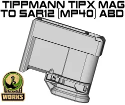 Tippmann TiPX MP40 ABD model Mag to SAR12 Adapter