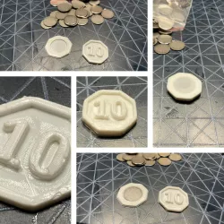 Townsfolk Tussle Inspired Coins