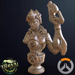 TRACER ETERNAL BUST - OVERWATCH
