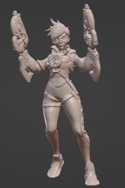 naked tracer overwatch 3D Models | Page 1 | STLFinder