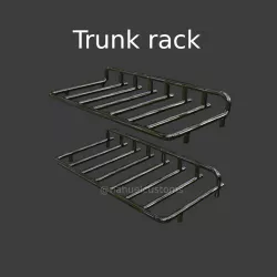 Trunk Rack / Luggage Rack - Rear Deck - Roof rack / Trunk Lid - For model kit - RC - custom diecast