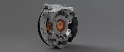 Vehicle disc and suspension arrangement