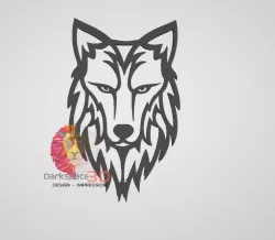wall art wolf