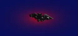 Wall key holder, bat