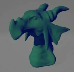 Water dragon Bust