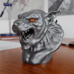 Werewolf bust