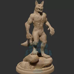 Werewolf Statue/Mini (Low Resolution)