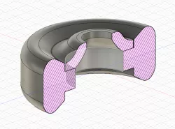 Wheel with bearing
