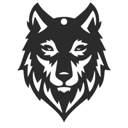 Wolf Keychain
