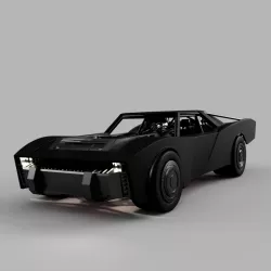 1/10-BATMOBILE2022-realistic 3D model 🦇