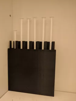 1 cc blunt capped syringe rack / case
