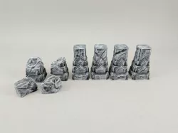 28mm Carved Stone Pillar