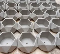 3 molds for cement pots