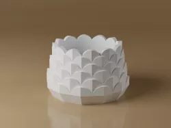 3D Planter Pot 48