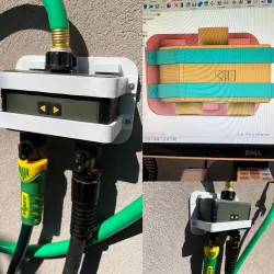 3D PRINTED DIIVOO 2 ZONE SMART WATER TIMER WALL MOUNT BRACKET