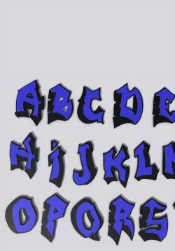 3D Printer Letters