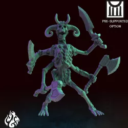 4 Armed Skeleton
