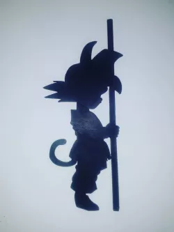 40cm small goku painting