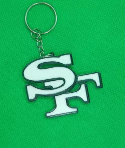 49ers keychain