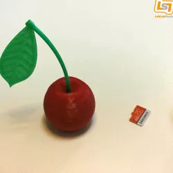 6 microSD cards in a cherry or 12 in 2 cherries