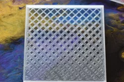Airbrush Stencil  Background Diamond