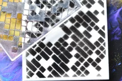 Airbrush Stencil  Brick Wall Pattern