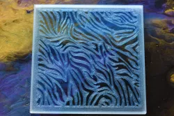 Airbrush Stencil  Zebra Pattern