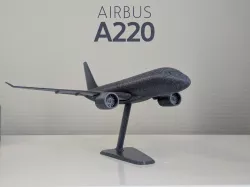 Airbus A220-100 - 1:144 - Free