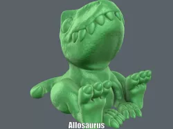 Allosaurus (Easy print no support)