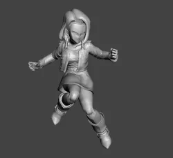 Android no 18 3D Model