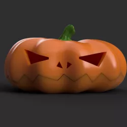 Angry Pumpkin Soap Dish