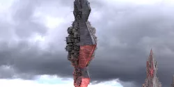 Anubis Gods City Floating Pyramids Towers 2