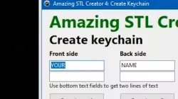 App to create keychains