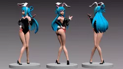 aqua bunny konosuba